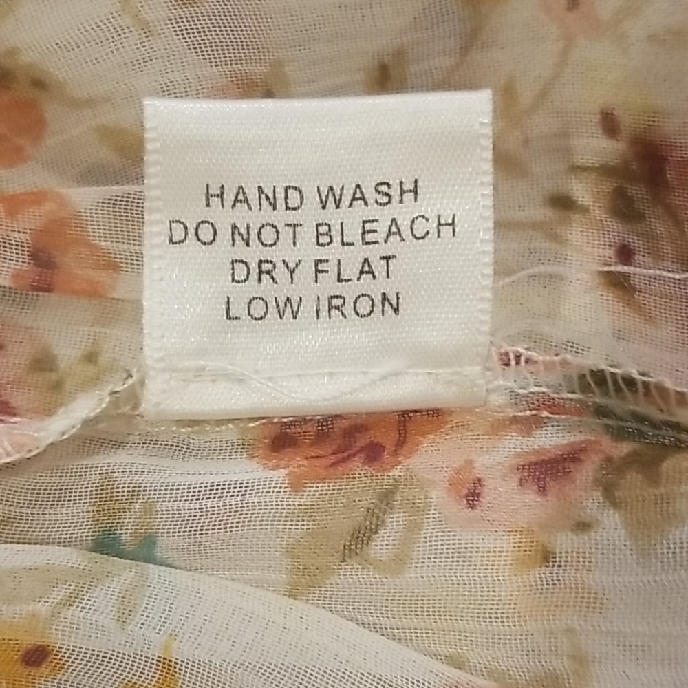 Iris Basic Sheer Flowered Top - image 6